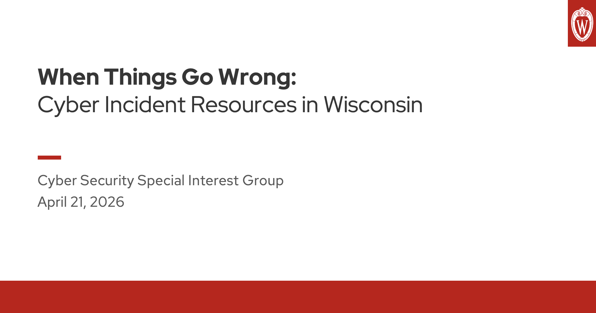 2. UWEBC Presentation Slides: When Things Go Wrong thumbnail